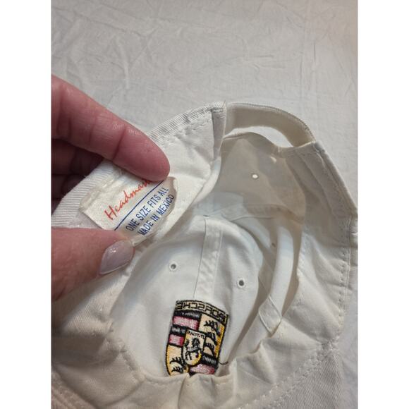 Porsche White Crest Logo Adjustable Hat - Picture 3 of 4